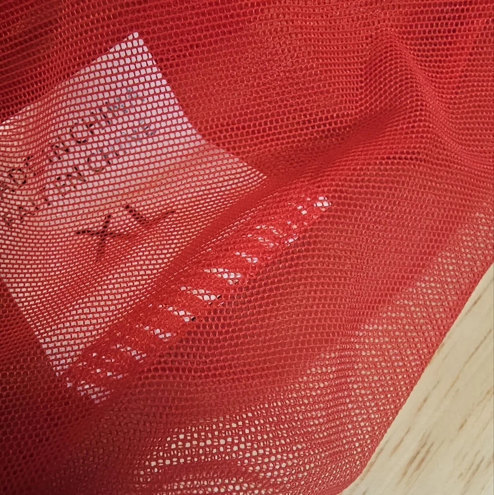 Red Lace Baby Doll Dress Set - Picture 3 of 15